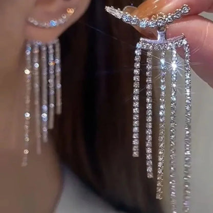 Panqureli® Unregelmäßige silberfarbene Ohrringe in fließender Optik im Y2K-Stil – geometrischer Hip-Hop- und Punk-Ohrschmuck für Damen und Mädchen, Trend 2024